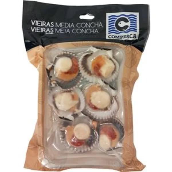 Vieiras media concha 20/30 piezas 250 g - 1 ud - Imagen del producto en Findit