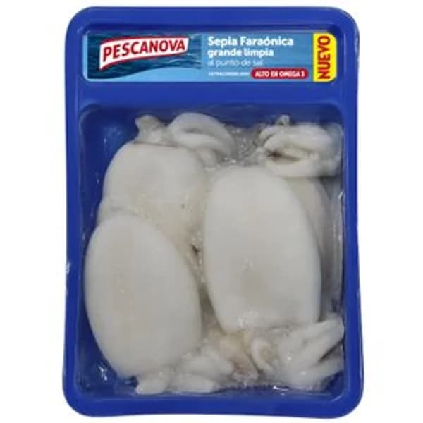 Sepia grande limpia al punto de sal 350 g - 0.35 kg - Imagen del producto en Findit