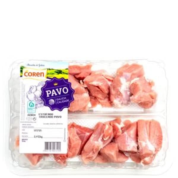 Estofado de pavo troceado bandeja (500 g aprox) - 1 ud - Imagen del producto en Findit