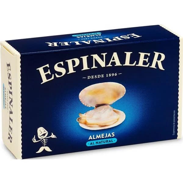 Almeja fina 15/20 piezas ESPINALER, lata 120 g - 1 ud - Imagen del producto en Findit