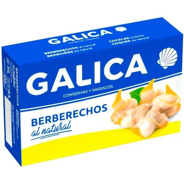 Berberecho pequeño GALICA, lata 63 g - 1 ud - Imagen del producto en Findit