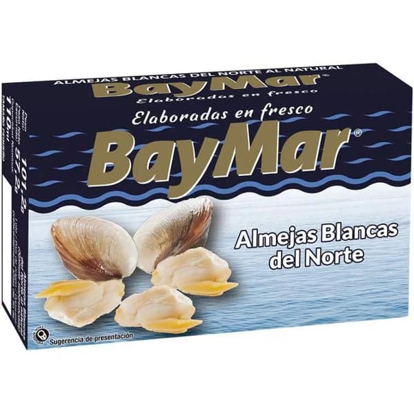 Almejas blancas del norte BAYMAR, lata 57 g - 1 ud - Imagen del producto en Findit