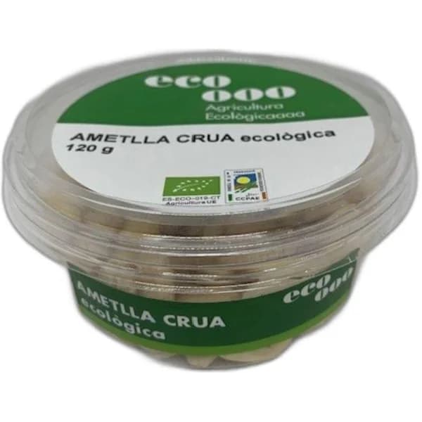 Almendra Cruda sin Piel ECO OOO, tarrina 120 g - 1 ud - Imagen del producto en Findit