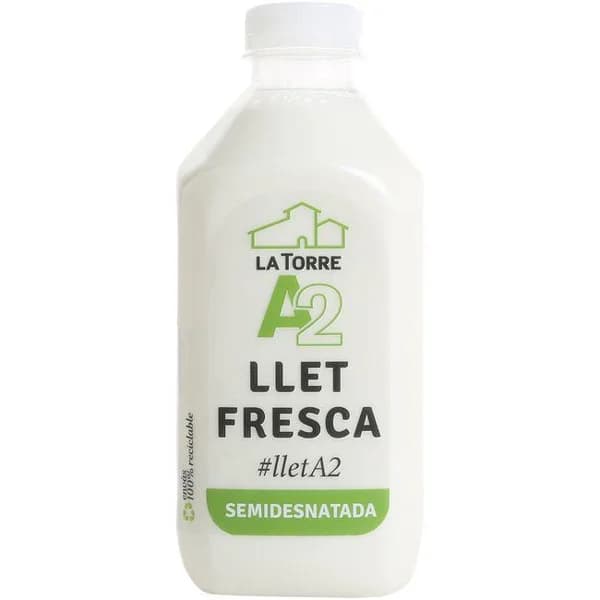 Leche fresca semidesnatada LA TORRE, 1 l - 1 ud - Imagen del producto en Findit