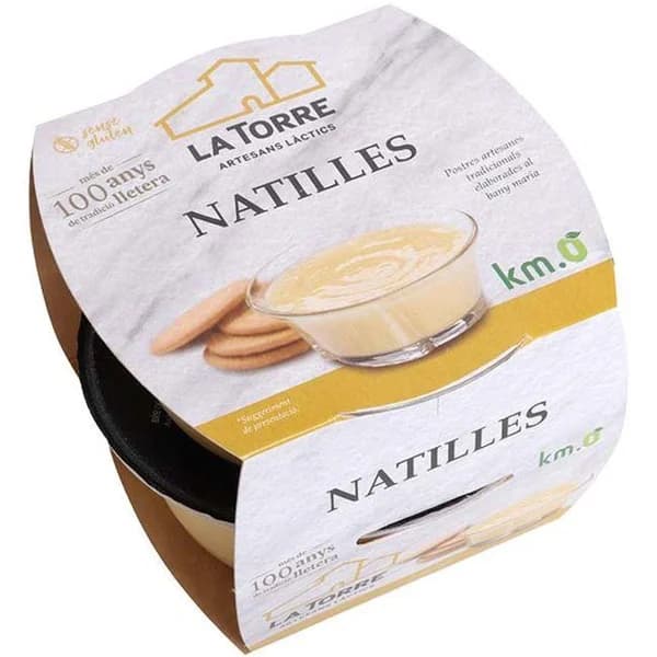 Natillas artesanas LA TORRE, pack 2x120 g - 1 ud - Imagen del producto en Findit
