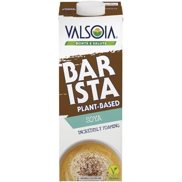 Bebida vegetal base soja barista VALSOIA, 1 litro - 1 ud - Imagen del producto en Findit