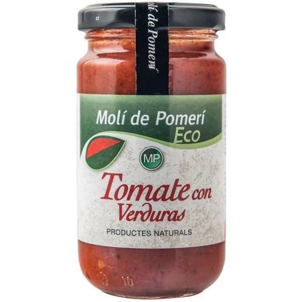 Salsa de tomate con verduras POMERI, frasco 200 g - 1 ud - Imagen del producto en Findit