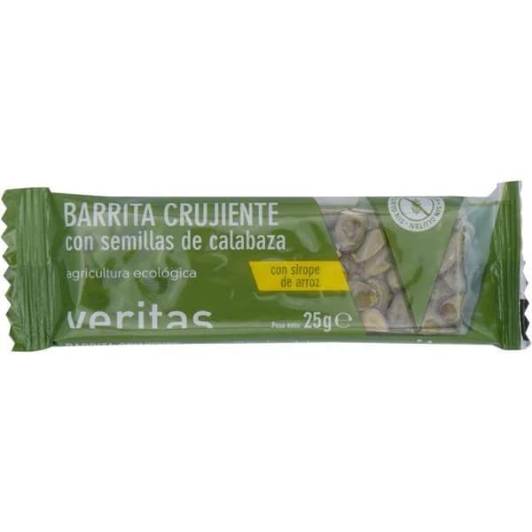 Barrita de semillas de calabaza VERITAS, 1 unid., 25 g - 0.03 kg - Imagen del producto en Findit
