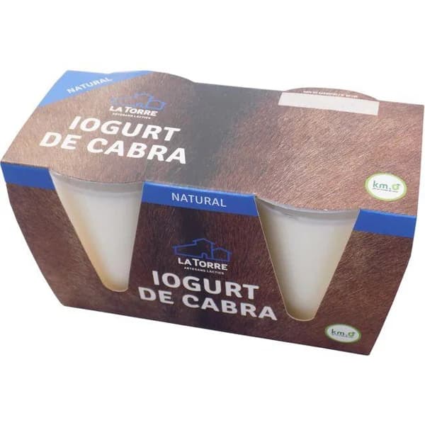 Yogur de cabra LA TORRE, pack 2x125 g - 1 ud - Imagen del producto en Findit