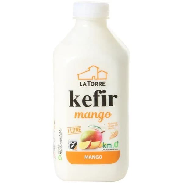 Kefir de mango LA TORRE, botella 1 litro - 1 ud - Imagen del producto en Findit