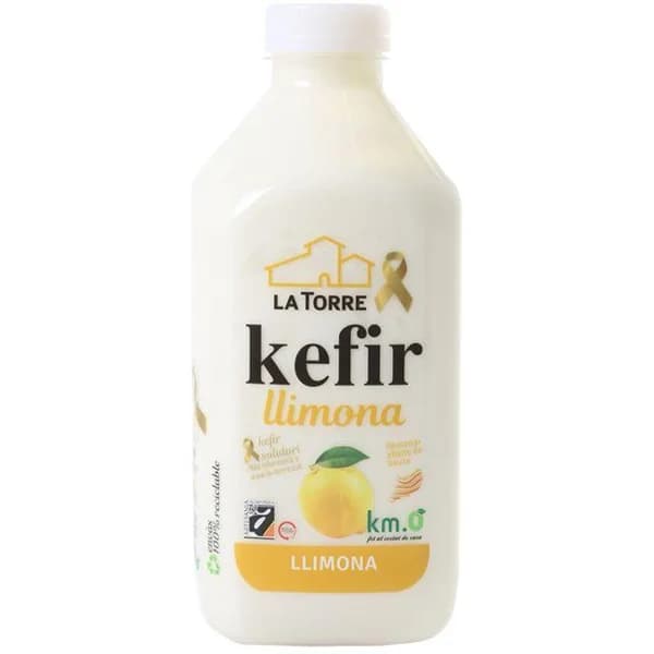 Kefir sabor limón LA TORRE, botella 1 litro - 1 ud - Imagen del producto en Findit