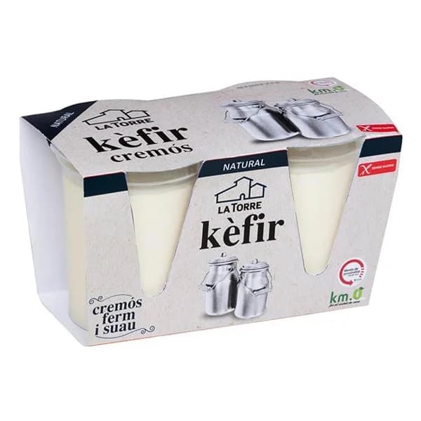 Kefir natural 2x125G LA TORRE, 250 g - 1 ud - Imagen del producto en Findit