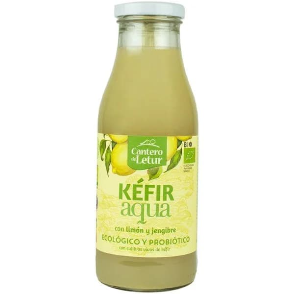 Kéfir de aqua, limón y jengibre eco C. DE LETUR, botella 500 ml - 1 ud - Imagen del producto en Findit