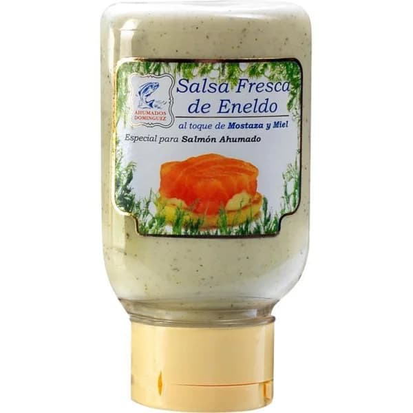 Salsa fresca de eneldo DOMINGUEZ, bocabajo 178 g - 1 ud - Imagen del producto en Findit