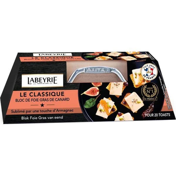 Bloc de foie gras de pato LABEYRIE, blister 120 g - 1 ud - Imagen del producto en Findit