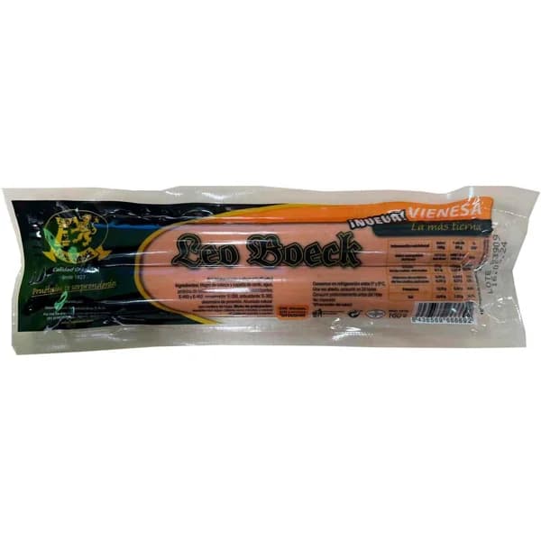 Salchichas frankfurt Viena sin piel 2u LEO BOECK 160 Gr - 0.16 kg - Imagen del producto en Findit
