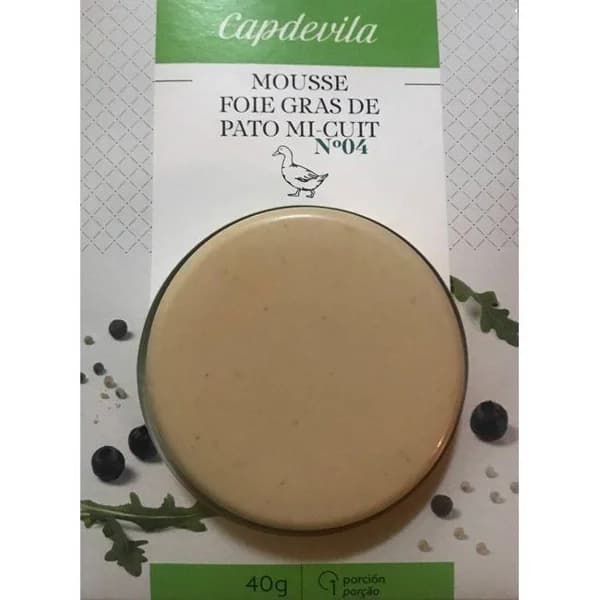 Mousse de foie de pato CAPDEVILA, blister 40 g - 1 ud - Imagen del producto en Findit