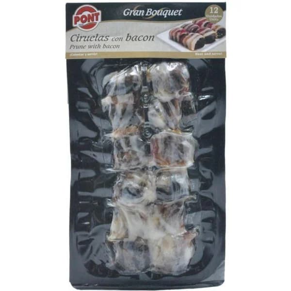Ciruelas con bacón PONT, bandeja 150 g - 1 ud - Imagen del producto en Findit
