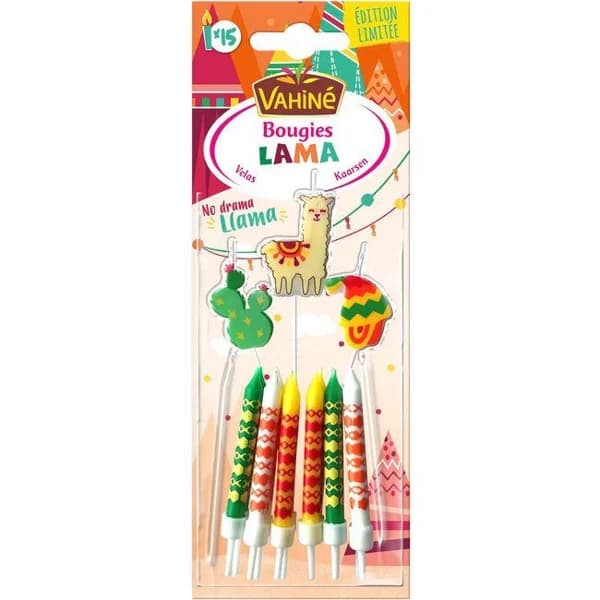 Velitas llama VAHINÉ, blister 1 ud - 1 ud - Imagen del producto en Findit