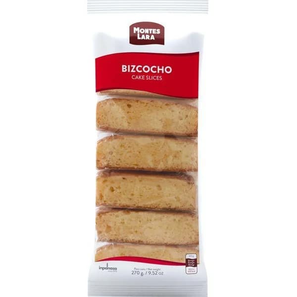 Bizcochito cortado INPANASA M. Lara, paquete 270 g - 0.27 kg - Imagen del producto en Findit