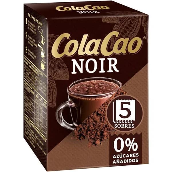 Cacao soluble noir COLA CAO, 5 uds., caja 75 g - 1 ud - Imagen del producto en Findit