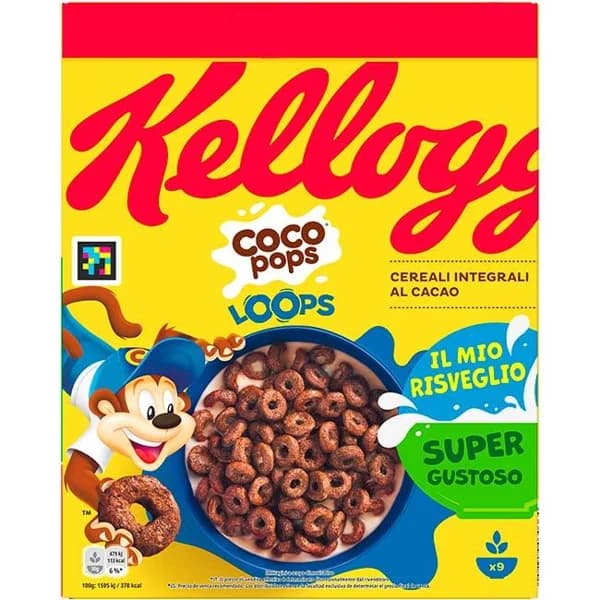 Cereales de chocolate MIEL POPS  COCO LOOPS, caja 285 g - 1 ud - Imagen del producto en Findit