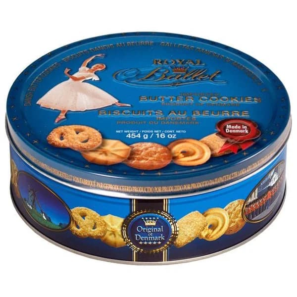 Galletas Danish Cookies P.S.BLUE DANESITA, lata 454 g - 1 ud - Imagen del producto en Findit