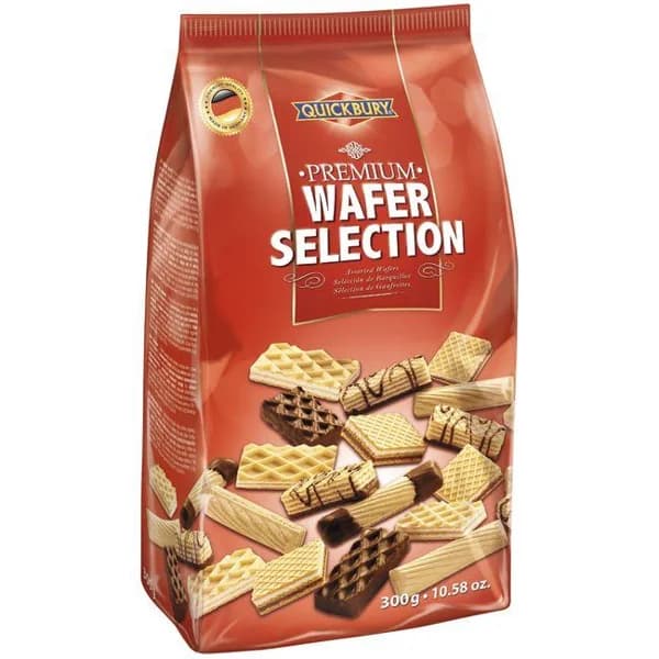Surtido de barquillos QUICKBURY, caja 300 g - 1 ud - Imagen del producto en Findit