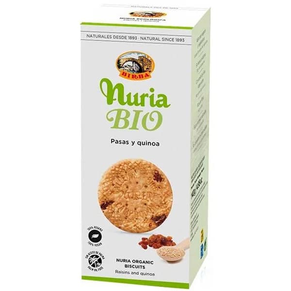 Galleta Bio Pasas/Quinoa BIRBA, 140G - 1 ud - Imagen del producto en Findit