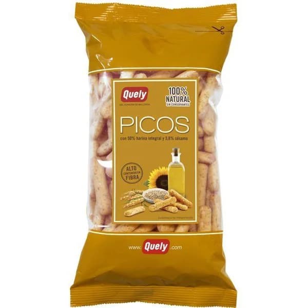 Pico integral con sésamo QUELY, bolsa 225 g - 0.23 kg - Imagen del producto en Findit