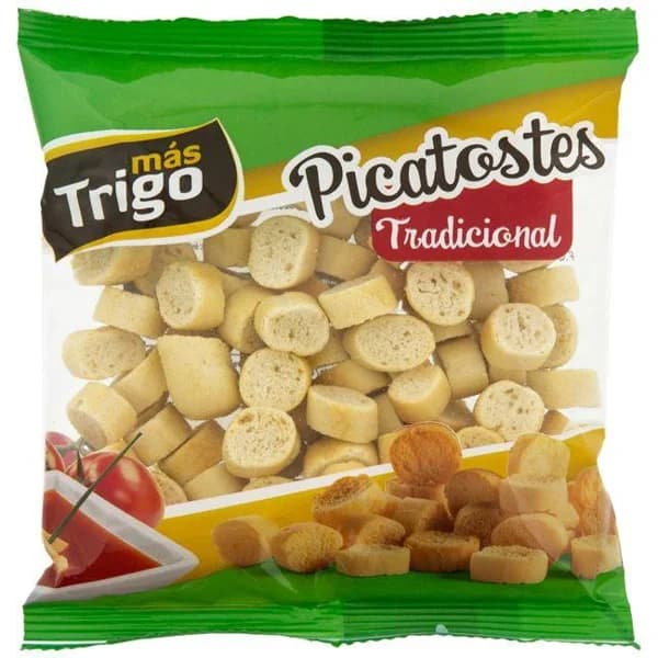 Picatostes tradicional MAS TRIGO, bolsa 75 g - 0.08 kg - Imagen del producto en Findit