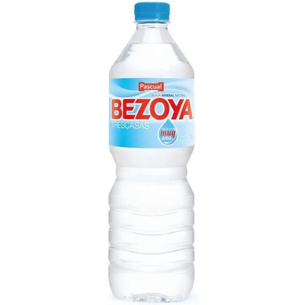 Agua mineral natural BEZOYA, botella 1 litro - 1 ud - Imagen del producto en Findit