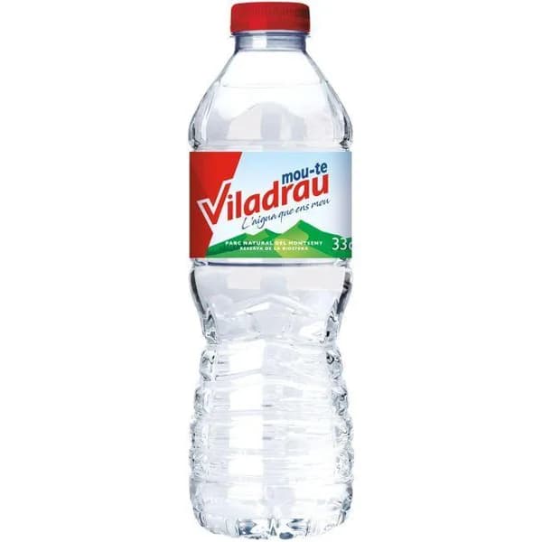 Agua mineral VILADRAU, botellín 33 cl - 1 ud - Imagen del producto en Findit