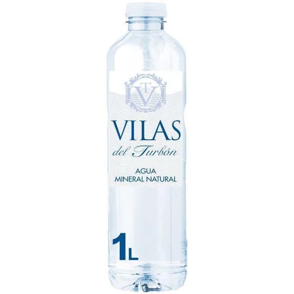 Agua mineral VILAS Del TURBÓN, botella 1 litro - 1 l - Imagen del producto en Findit