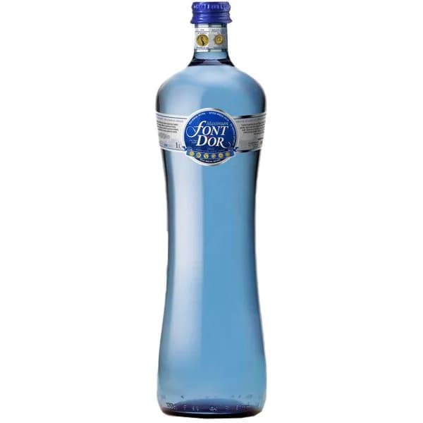 Agua mineral FONT DOR Maximum, botella 1 litro - 1 ud - Imagen del producto en Findit