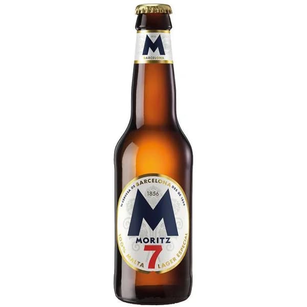 Cerveza MORITZ, botella 33cl - 0.33 l - Imagen del producto en Findit