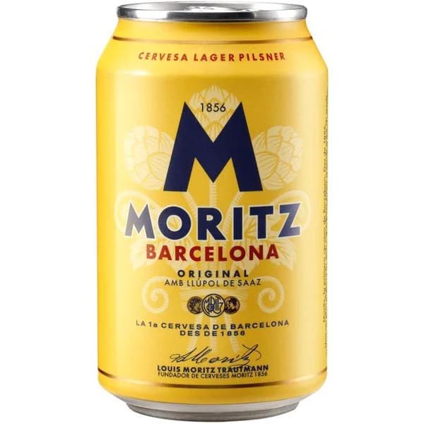 Cerveza MORITZ, lata 33 cl - 0.33 l - Imagen del producto en Findit