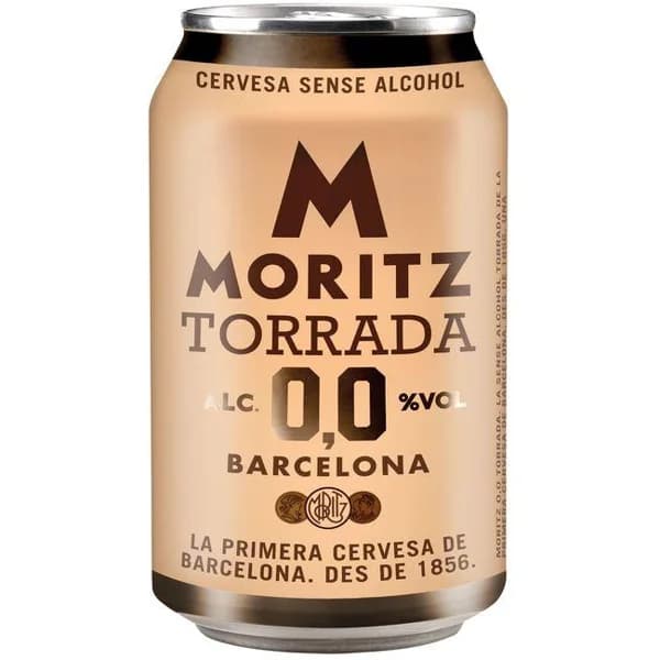 Cerveza tostada 0,0 MORITZ, lata 33 cl - 0.33 l - Imagen del producto en Findit
