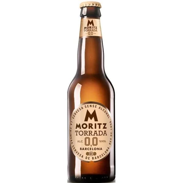 Cerveza 0,0 tostada MORITZ, botella 33cl - 0.33 l - Imagen del producto en Findit