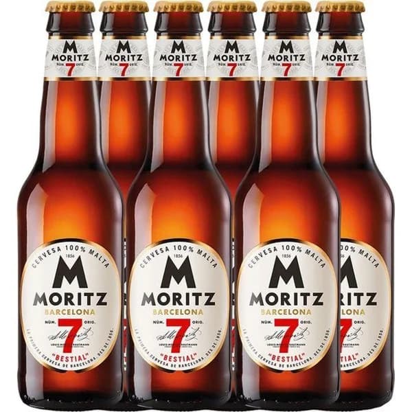 Cerveza MORITZ 7, pack 6x25cl - 1.5 l - Imagen del producto en Findit