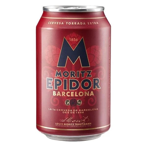 Cerveza Epidor MORITZ, lata 33 cl - 0.33 l - Imagen del producto en Findit