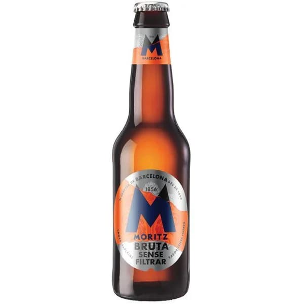 Cerveza sin filtrar MORITZ, botellín 33 cl - 1 ud - Imagen del producto en Findit