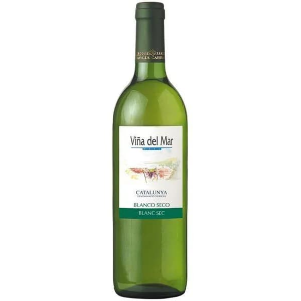 Vino blanco D.O. Catalunya VIÑA del MAR, botella 75 cl - 0.75 l - Imagen del producto en Findit