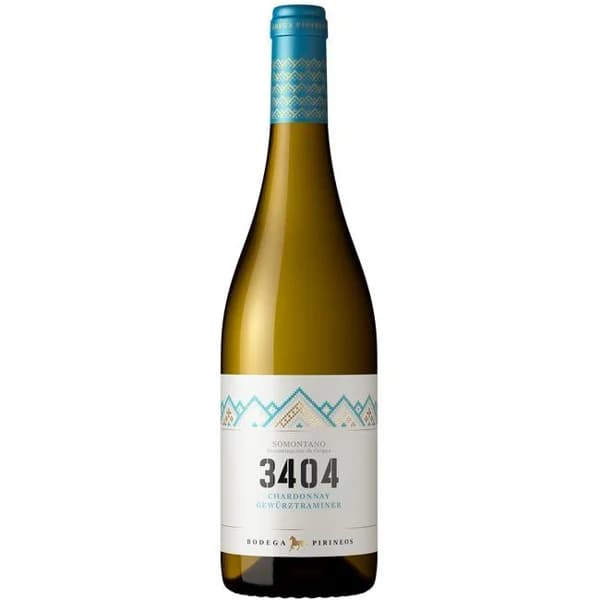 Vino Blanco D.O. Somontano 3404, botella 75 cl - 1 ud - Imagen del producto en Findit
