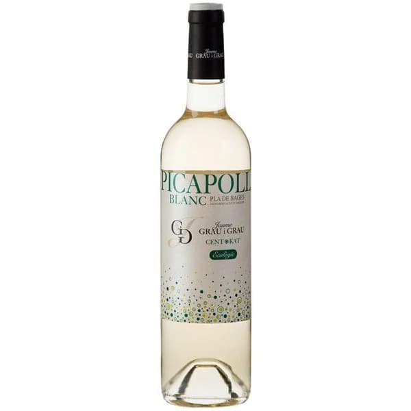 Vino blanco D.O Pla de Bages JAUME GRAU, botella 75 cl - 1 ud - Imagen del producto en Findit