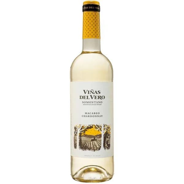Vino Blanco Somontano VIÑAS del VERO, botella 75 cl - 1 ud - Imagen del producto en Findit