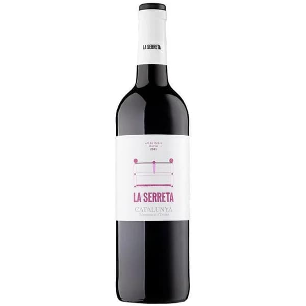 Vino Tinto D.O. Cataluña LA SERRETA, botella 75 cl - 0.75 l - Imagen del producto en Findit