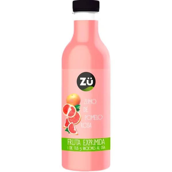 Zumo exprimido de pomelo rosa ZÜ, botella 75 cl - 1 ud - Imagen del producto en Findit