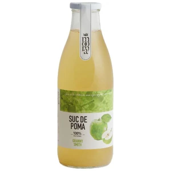 Zumo manzana granny smith MOOMA, botella 1 litro - 1 l - Imagen del producto en Findit