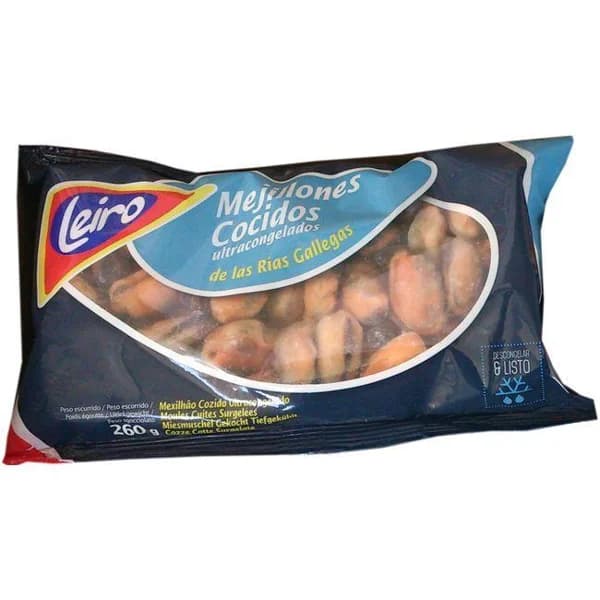 Carne de mejillón gallego LEIRO, bolsa 260 g - 0.26 kg - Imagen del producto en Findit